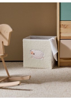 Sinsay - Składane pudełko do przechowywania z uchwytami - kremowy - id: 516CK-02X - marki Sinsay - 185743510 Sinsay - Składane pudełko do przechowywania z uchwytami - kremowy ze sklepu Sinsay w kategorii Kosze i pudełka na zabawki - zdjęcie 185743510