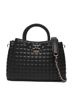 Torebka Guess Nadira HWQG84 24060 Czarny ze sklepu eobuwie.pl w kategorii Kuferki - zdjęcie 185743603