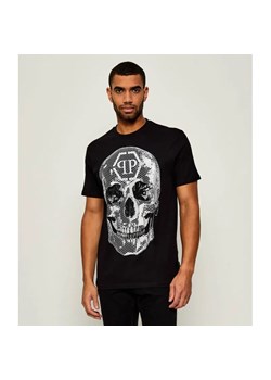 Philipp Plein T-shirt Skull Strass | Regular Fit ze sklepu Gomez Fashion Store w kategorii T-shirty męskie - zdjęcie 185744404