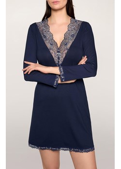 Marilyn koszulka nocna wiskozowa z elegancką mieniącą się koronką Daisy, Kolor granatowy, Rozmiar 36, Marilyn ze sklepu Intymna w kategorii Koszule nocne - zdjęcie 185746014
