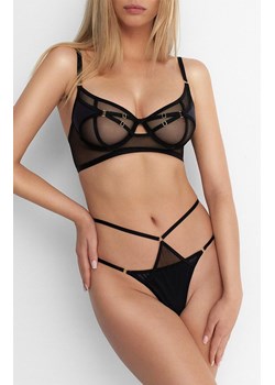 Marilyn stringi damskie czarne Winona, Kolor czarny, Rozmiar L/XL, Marilyn - id: 214971 - marki Marilyn - 185746131 Marilyn stringi damskie czarne Winona, Kolor czarny, Rozmiar L/XL, Marilyn ze sklepu Intymna w kategorii Majtki damskie - zdjęcie 185746131