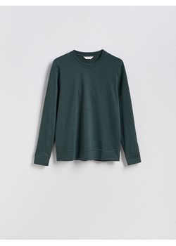 Reserved - Longsleeve regular - ciemnozielony ze sklepu Reserved w kategorii T-shirty męskie - zdjęcie 185746244