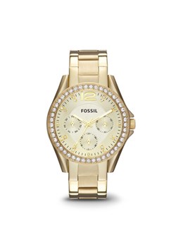 Zegarek Fossil Riley ES3203 Złoty ze sklepu eobuwie.pl w kategorii Zegarki - zdjęcie 185746430