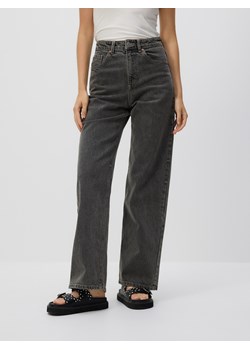 Reserved - Jeansy wide leg - szary ze sklepu Reserved w kategorii Jeansy damskie - zdjęcie 185748232