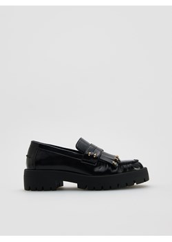 Reserved - Loafersy z okuciami - czarny ze sklepu Reserved w kategorii Mokasyny damskie - zdjęcie 185750283