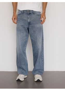 Reserved - Jeansy loose z efektem sprania - granatowy ze sklepu Reserved w kategorii Jeansy męskie - zdjęcie 185752330