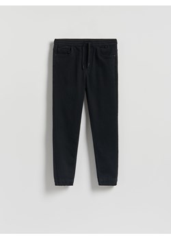 Reserved - Jeansy jogger fit - czarny ze sklepu Reserved w kategorii Jeansy męskie - zdjęcie 185752450