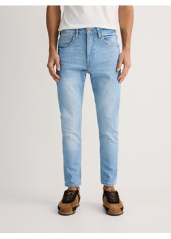 Reserved - Jeansy skinny z efektem sprania - niebieski ze sklepu Reserved w kategorii Jeansy męskie - zdjęcie 185752500
