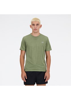 Koszulka męska New Balance MT41253DEK – zielona ze sklepu New Balance Poland w kategorii T-shirty męskie - zdjęcie 185752561