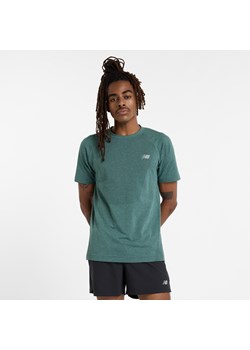 Koszulka męska New Balance MT41080NUS – zielona ze sklepu New Balance Poland w kategorii T-shirty męskie - zdjęcie 185752623