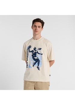 Koszulka męska New Balance MT51605LIN – beżowa ze sklepu New Balance Poland w kategorii T-shirty męskie - zdjęcie 185752700
