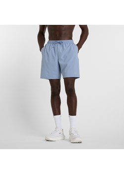 Spodenki męskie New Balance MS41232DUS – niebieskie ze sklepu New Balance Poland w kategorii Spodenki męskie - zdjęcie 185752792