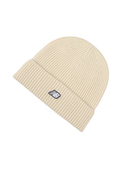 Czapka New Balance LAH53008PEF – beżowa ze sklepu New Balance Poland w kategorii Czapki zimowe męskie - zdjęcie 185752903