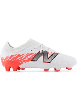Korki dziecięce New Balance FURON TEAM JNR FG V8 SJF3FIB8 – białe ze sklepu New Balance Poland w kategorii Buty sportowe dziecięce - zdjęcie 185752924