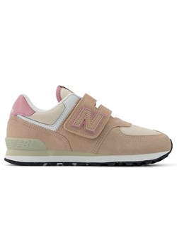 Buty dziecięce New Balance PV574QTC – beżowe ze sklepu New Balance Poland w kategorii Buty sportowe dziecięce - zdjęcie 185752932