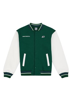 Bluza dziecięca New Balance LAKB0069NWG – zielona ze sklepu New Balance Poland w kategorii Bluzy chłopięce - zdjęcie 185753220