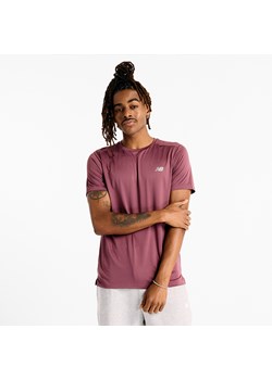 Koszulka męska New Balance MT41222FDP – fioletowa ze sklepu New Balance Poland w kategorii T-shirty męskie - zdjęcie 185753221