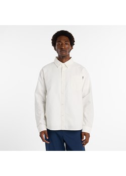 Koszula męska New Balance MT53523RFN – biała ze sklepu New Balance Poland w kategorii Koszule męskie - zdjęcie 185754203