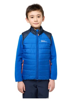 Jack Wolfskin Kamizelka pikowana &quot;Zenon&quot; w kolorze niebieskim ze sklepu Limango Polska w kategorii Kamizelki chłopięce - zdjęcie 185756122