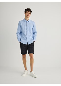 Reserved - Szorty chino slim - czarny ze sklepu Reserved w kategorii Spodenki męskie - zdjęcie 185756942