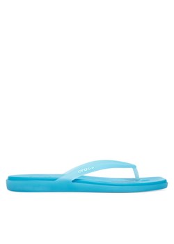 Japonki Crocs Miami Frosted Flip 211474 Niebieski ze sklepu eobuwie.pl w kategorii Klapki damskie - zdjęcie 185760134