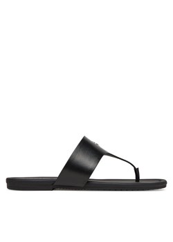 Japonki Calvin Klein Jeans Flat Sandal Toepost Mg YW0YW01691 Czarny ze sklepu eobuwie.pl w kategorii Klapki damskie - zdjęcie 185760152