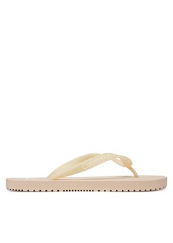 Japonki Calvin Klein Jeans Beach Sandal Transparent Tpu YW0YW01829 Różowy ze sklepu eobuwie.pl w kategorii Klapki damskie - zdjęcie 185760193