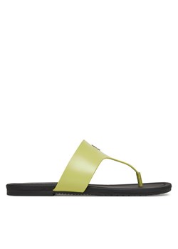 Calvin Klein Jeans Japonki Flat Sandal Toepost Mg YW0YW01691 Zielony ze sklepu MODIVO w kategorii Klapki damskie - zdjęcie 185761263