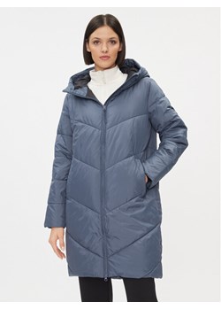 4F Płaszcz zimowy 4FAW23TDJAF235 Niebieski Regular Fit ze sklepu MODIVO w kategorii Płaszcze damskie - zdjęcie 185761382