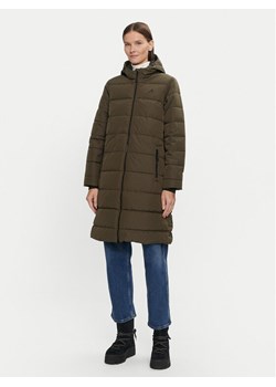 Whistler Płaszcz zimowy Amaret W Long Puffer W234603 Zielony Regular Fit ze sklepu MODIVO w kategorii Kurtki damskie - zdjęcie 185761433