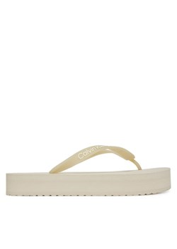 Calvin Klein Jeans Japonki Beach Sandal Flatform Tpu YW0YW01830 Écru ze sklepu MODIVO w kategorii Klapki damskie - zdjęcie 185761640
