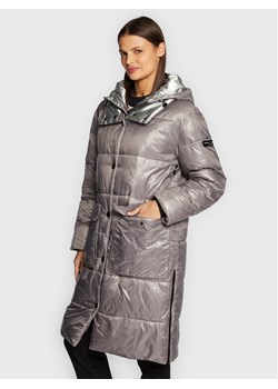 Frieda & Freddies Płaszcz zimowy 8826 Szary Regular Fit ze sklepu MODIVO w kategorii Płaszcze damskie - zdjęcie 185761731
