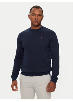 Napapijri Sweter Droz NP0A4I2G Granatowy Regular Fit ze sklepu MODIVO w kategorii Swetry męskie - zdjęcie 185761734
