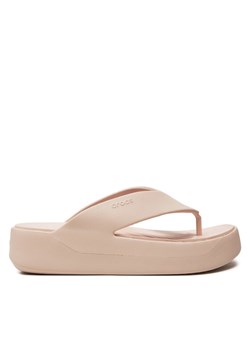 Crocs Japonki 209410 Beżowy ze sklepu MODIVO w kategorii Klapki damskie - zdjęcie 185761773