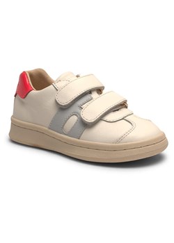 bisgaard Skórzane sneakersy w kolorze kremowo-czerwono-szarym ze sklepu Limango Polska w kategorii Buty sportowe dziecięce - zdjęcie 185766244