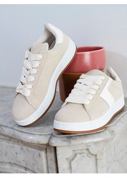 Bellucci Sneakersy w kolorze beżowo-białym ze sklepu Limango Polska w kategorii Trampki damskie - zdjęcie 185766821