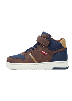 Levi´s Sneakersy &quot;Kick Mid&quot; w kolorze brązowo-granatowym ze sklepu Limango Polska w kategorii Buty sportowe dziecięce - zdjęcie 185767320