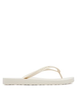 Japonki Tommy Hilfiger Hilfiger Strap Beach Sandal FW0FW08736 Écru ze sklepu eobuwie.pl w kategorii Klapki damskie - zdjęcie 185767333