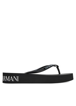 Japonki Emporio Armani XVQS09 XN118 00002 Czarny - id: 0000305419675 - marki Emporio Armani - 185767354 Japonki Emporio Armani XVQS09 XN118 00002 Czarny ze sklepu eobuwie.pl w kategorii Klapki damskie - zdjęcie 185767354