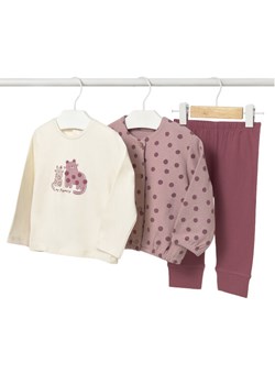 Mayoral Komplet bluza, bluzka i legginsy 2743 Różowy Regular Fit ze sklepu MODIVO w kategorii Komplety niemowlęce - zdjęcie 185768284