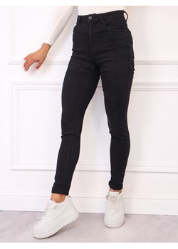 SPODNIE JEANSOWE SKINNY DLA WYSOKICH- CZARNE ze sklepu olika.com.pl w kategorii Jeansy damskie - zdjęcie 185768762
