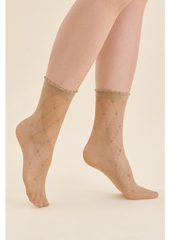 Skarpetki Gabriella Suni code 610 beige ze sklepu kontri.pl w kategorii Skarpetki damskie - zdjęcie 185768892