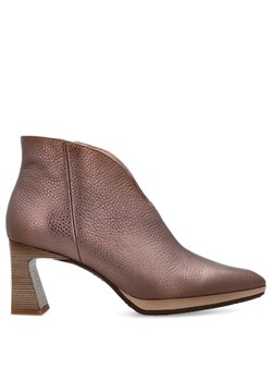 Eleganckie botki z wycięciem - HISPANITAS HI254270 BRĄZOWE ze sklepu Tymoteo.pl - sklep obuwniczy w kategorii Botki - zdjęcie 185769010