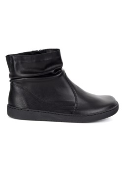 Damskie buty barefoot sztyblety z zamkiem ocieplane 1297 czarne ze sklepu butyolivier w kategorii Półbuty damskie - zdjęcie 185769544