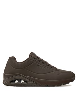 Sneakersy Skechers Uno Stand On Air 52458/CHOC Brązowy ze sklepu eobuwie.pl w kategorii Buty sportowe męskie - zdjęcie 185770344