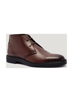BOSS BLACK Skórzane buty wysokie Calev_Desb_ltfb ze sklepu Gomez Fashion Store w kategorii Buty zimowe męskie - zdjęcie 185770782