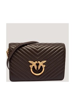 Pinko Skórzana torebka na ramię LOVE CLICK CLASSIC SHEEP NAPPA ze sklepu Gomez Fashion Store w kategorii Listonoszki - zdjęcie 185770893