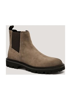 BOSS BLACK Skórzane sztyblety Julyo_Cheb_sde ze sklepu Gomez Fashion Store w kategorii Buty zimowe męskie - zdjęcie 185770901