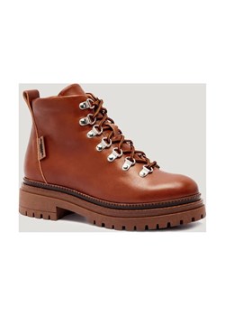 Weekend MaxMara Skórzane trapery ALAIN ze sklepu Gomez Fashion Store w kategorii Buty trekkingowe damskie - zdjęcie 185770992