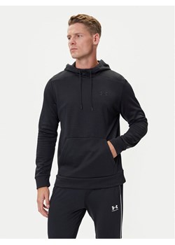 Under Armour Bluza UA Armour Fleece Hoodie 1373353 Czarny Regular Fit ze sklepu MODIVO w kategorii Bluzy męskie - zdjęcie 185776600